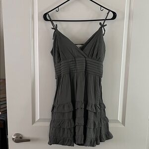 Francesca's Collections Charcoal Mini Dress